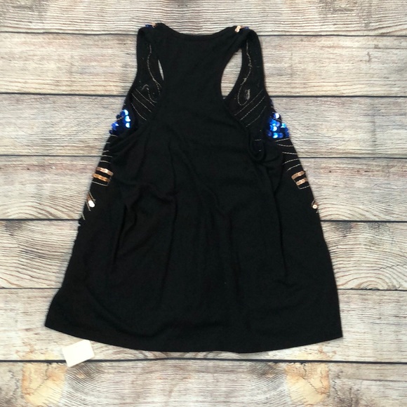 Almost Famous Black & Blue Med women’s top - Picture 4 of 4